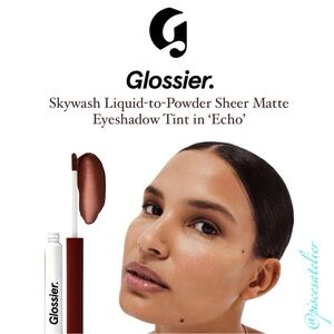 Glossier Skywash Liquid-to-Powder Sheer Matte Eyeshadow Tint in Echo